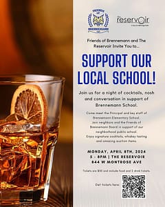 FOB Cocktail Night Fundraiser at The Reservoir