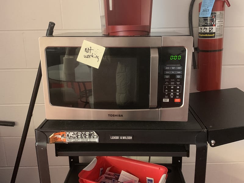 Staff Lounge microwave
